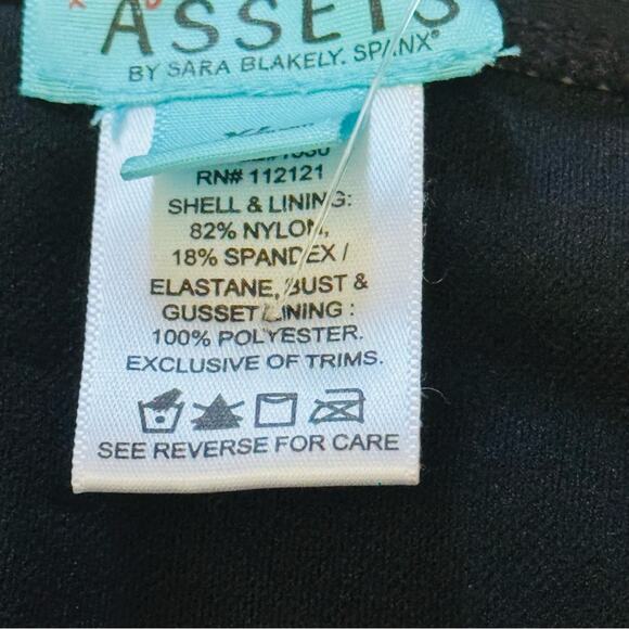 NWT Assets by Spank Swim Bikini Bottom Brief Jet Black Size XL - Picture 5 of 5